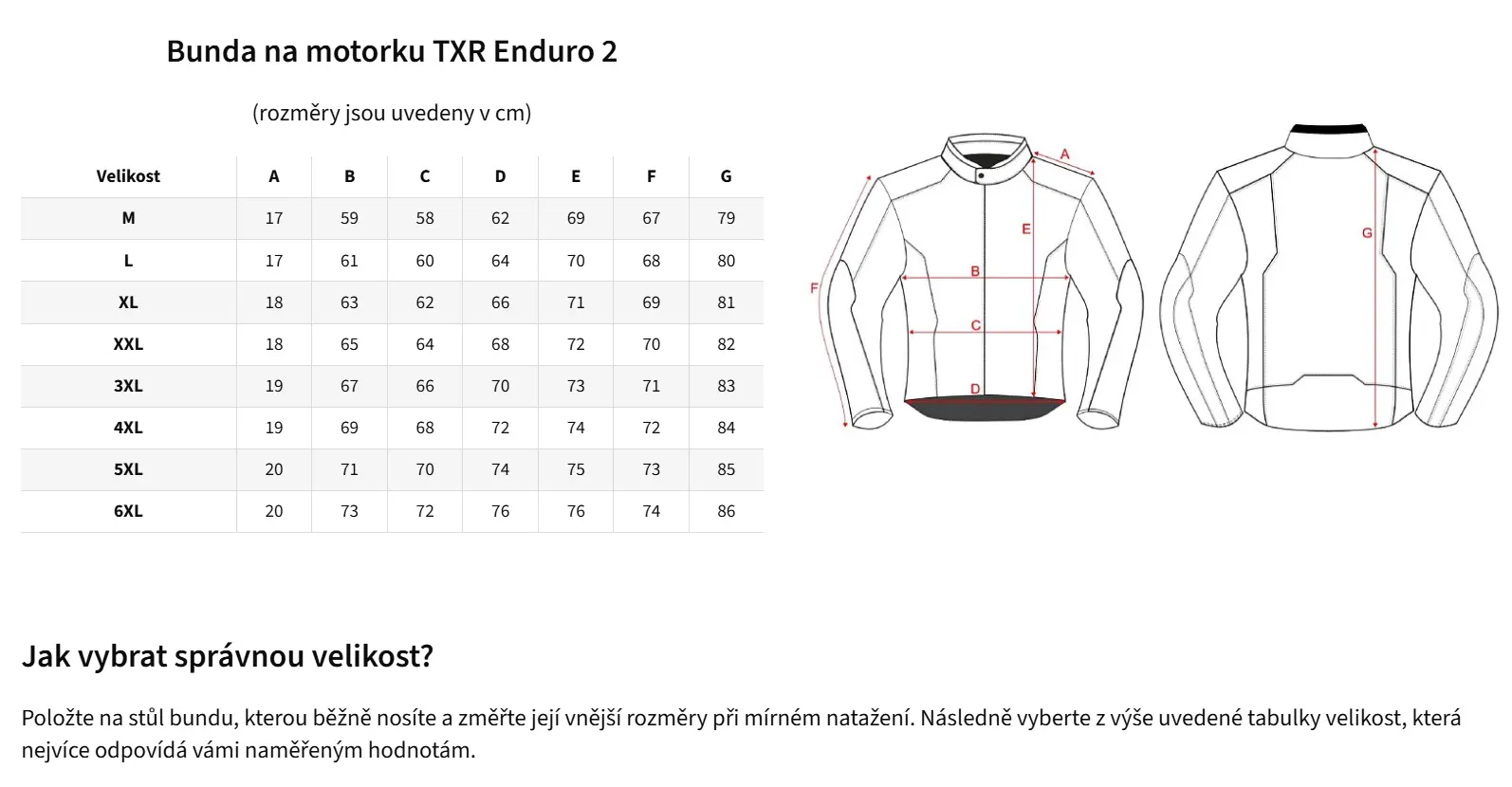 TXR Bunda na motorku Enduro 2 černo-šedá L